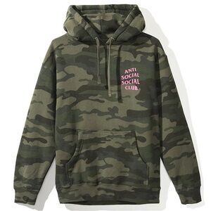 Anti Social Social Club Green Camo Hoodie